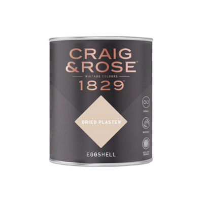 Craig & Rose 1829 Dried Plaster Eggshell Paint 750Ml from B&Q