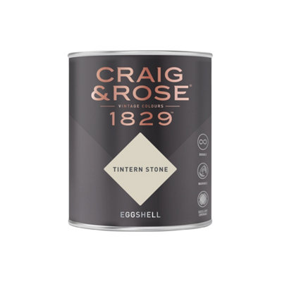 B&Q -  1829 Tintern Stone Eggshell Paint 750Ml