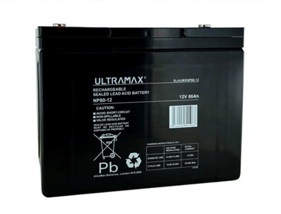 B&Q -  12V 80Ah(As 70Ah & 75Ah) Agm/sealed Mobility Batteries Standby Use Backup System