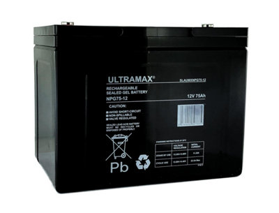 B&Q - 12V 75Ah (70Ah & 80Ah) Gel  Dual Purpose Leisure & Marine Range Xv24Mf