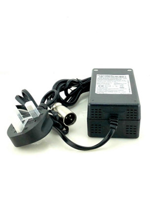 Ultramax 24V 3Ah Xlr 3 Pin Lithium (Lifepo4) Smart Charger 29.4V Charging Voltage Used For Mobility Scooters from B&Q