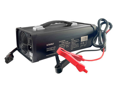 Ultramax 48V 15Ah (Lifepo4) Lithium Iron Phosphate Battery Charger from B&Q