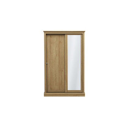 LPD Devon Oak 2 Door Sliding Mirrored Wardrobe Of Dimension-182X114X58Cm (2 Packs) from B&Q
