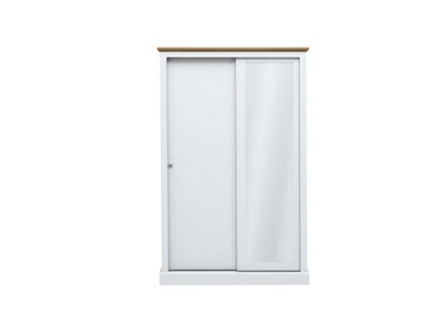 LPD Devon White 2-Door Sliding WardrobeTimeless Elegance With Space-Saving Design from B&Q