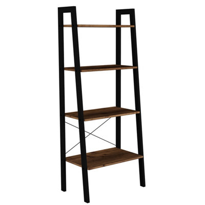LPD Ealing Shelving UnitVintage Chic With Rustic Wood & Sleek Black Metal Frame W 56.2 X L 34.5 X H 137.5 Cm from B&Q