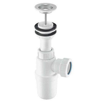 McAlpine Aa10W 1.1/4In Bottle Trap (50Bx) from B&Q