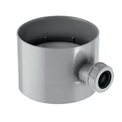 Mcalpine Contrap1 4" 110mm Straight Condensation Collector Trap from B&Q