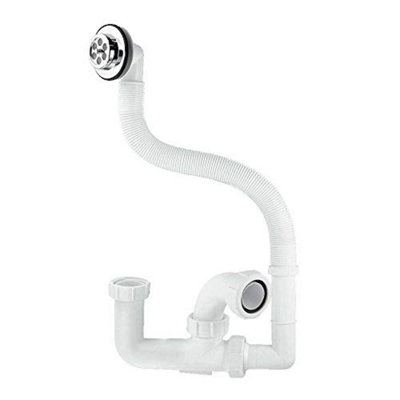 Mcalpine Fj10 75mm Seal Bath Trap With Flexible Overflow