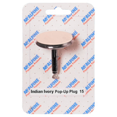 Mcalpine Card-15 Indian Ivory Pop-Up PlugPuplug-Ii from B&Q