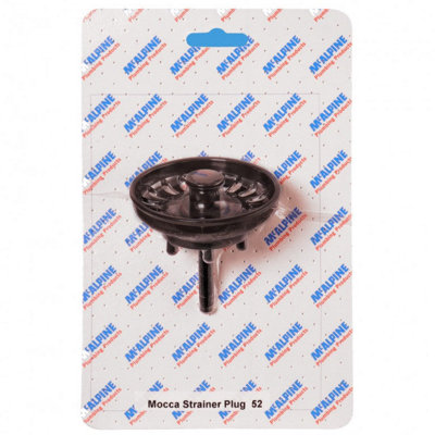 Mcalpine Card-52 Mocca Strainer Plug - Bsktop-Asmo