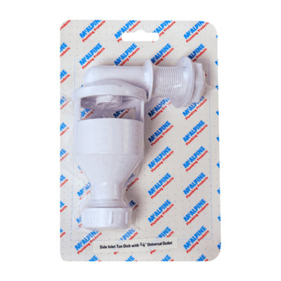 Mcalpine Card-56 Side Tun Dish With " OutletTun-3 from B&Q