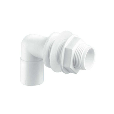 McAlpine R5 3/4In O/flow Bent Tank Conn (450) from B&Q