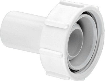 Mcalpine Unisex White R11 Straight Connector 1.5" Loose Nut X Connection For 19/23Mm Pipe In - Image 5