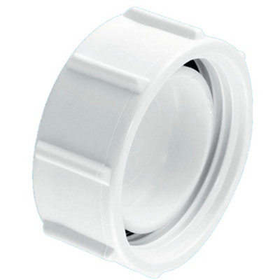 Mcalpine S23 1" Blank Cap With Nut For Bsp Threads from B&Q