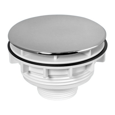 Mcalpine Swhf6-Cp High Flow Shower Waste 110Mm Plastic Plain Cover Flange X 56Mm Tail White