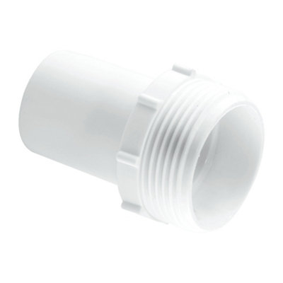 Mcalpine T9 1.5" Pushfit Bsp Screwed Overflow Adaptor from B&Q