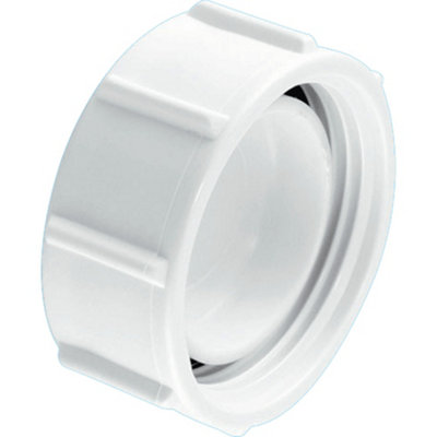 Mcalpine T23 1.5" Blank Cap With Nut For Bsp Threads from B&Q