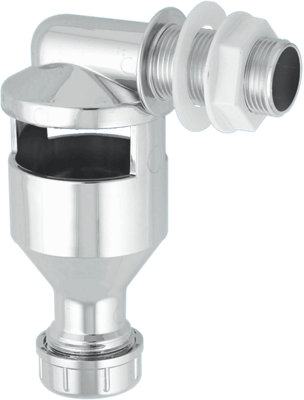 Mcalpine Tun-3Cp One Piece Side Inlet Tun Dish With " Inlet X 19/23mm Universal Outlet from B&Q