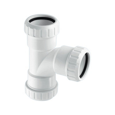 Mcalpine V1L 1" Surefit Swept Tee from B&Q