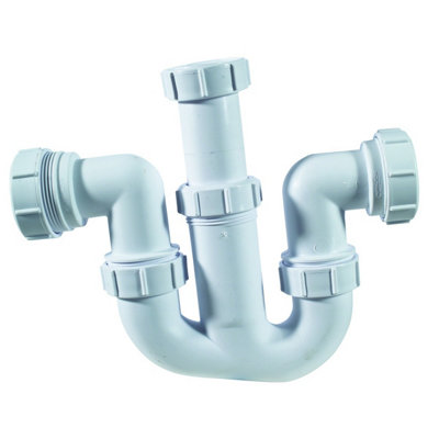 Mcalpine 1.5" X 75mm W/seal Sink Trap For Tee Vent Wm4 from B&Q