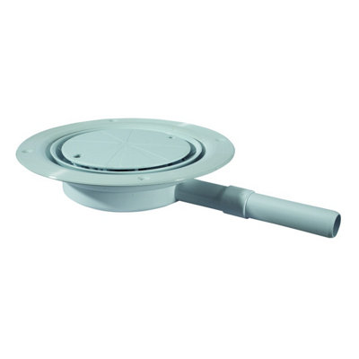 Mcalpine White Untrapped Gully With 22mm Outlet For Sheet Floors Usg1Wh from B&Q