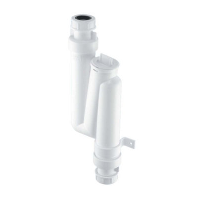 Mcalpine 75mm Water Seal Multifit Offset Trap With 19/23mm Inlet And Outlet from B&Q
