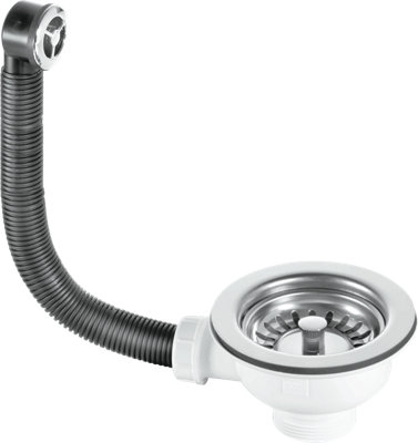 Mcalpine Unisex Silver Bwstofss 1.5" Basket Strainer Waste & Overflow: 113Mm Stainless S In - Image 6