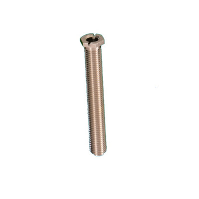 Mcalpine Brbolt90 Brass Ferrule 90mm (M12 Thread)Nickel Finish from B&Q