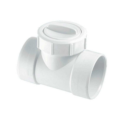 McAlpine Z28M-NRVS Solvent Weld In-Line Non-Return Durable Valve, White - Image 4
