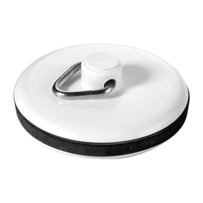 Mcalpine Wp2T 1.75" White Plastic Plug With Rubber Seal With Triangle from B&Q