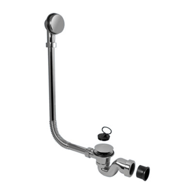Mcalpine Brasstrap-25-Cp 1.5" Chrome Plated Brass TrapChrome Plated Brass Combined Waste And Overflow from B&Q
