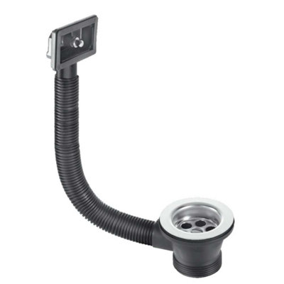 Mcalpine 1.5" Combined Sink Waste And Overflow - 70Mm Flange Fsw2pr-70