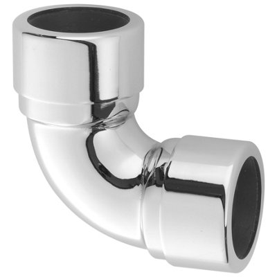 Mcalpine 35A-Cb Chrome Plated Brass 90 Degree Compression Bend 1.25"