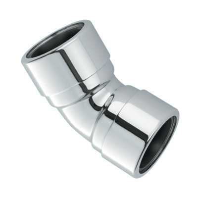 Mcalpine 42B-Cb 135 Degree Chrome Plated Brass Compression Bend 1.5"