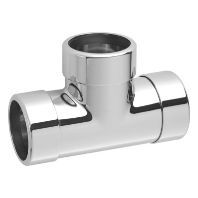 Mcalpine 42E-Cb 1.5" Chrome Plated Brass Compression Tee from B&Q