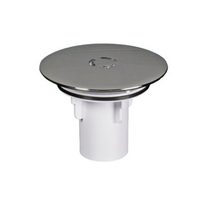 Mcalpine St90Cbtop+Tube Chrome Plated Brass Flange And Dip Tube For St90 Traps from B&Q