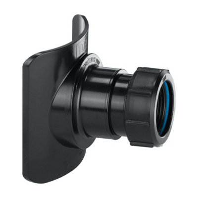 Mcalpine Bossconn110Z-Bl Grey Mechanical Soil Pipe Boss Connector from B&Q