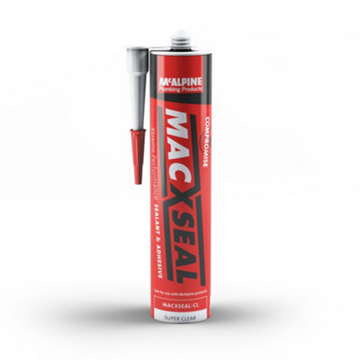 Mcalpine Macxseal-Cl Hybrid Sealant & Adhesive 290Ml Clear from B&Q