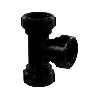 McAlpine V1M-Bl 1.1/2In Swept Tee (50Bx) from B&Q