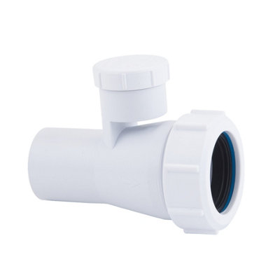 Mcalpine 1 1/4" Anti Siphon Adaptor - White - Image 4