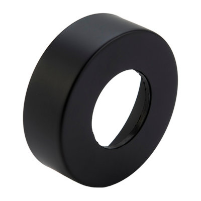 McAlpine Matt Black Brass Wallflange for 42mm OD Pipe WALLFLANGE-MB42 - Image 4