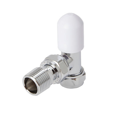 Flomasta Angled Lockshield (Dia)15mm from B&Q