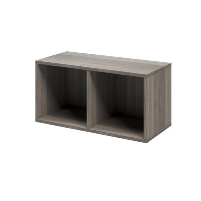 B&Q -  Atomia Matt Grey Oak Effect Modular Furniture Cabinet(H)375mm (W)750mm (D)350mm