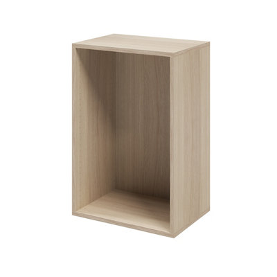 B&Q -  Atomia Matt Oak Effect Modular Furniture Cabinet(H)750mm (W)500mm (D)350mm