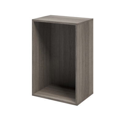 B&Q -  Atomia Matt Grey Oak Effect Modular Furniture Cabinet(H)750mm (W)500mm (D)350mm