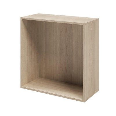 B&Q -  Atomia Matt Oak Effect Modular Furniture Cabinet(H)750mm (W)750mm (D)350mm