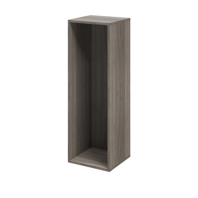 B&Q -  Atomia Matt Grey Oak Effect Modular Furniture Cabinet(H)1125mm (W)375mm (D)350mm
