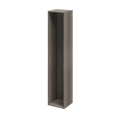 B&Q -  Atomia Matt Grey Oak Effect Modular Furniture Cabinet(H)1875mm (W)375mm (D)350mm