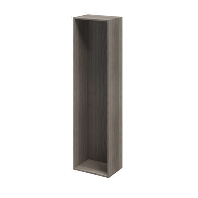 B&Q -  Atomia Matt Grey Oak Effect Modular Furniture Cabinet(H)1875mm (W)500mm (D)350mm