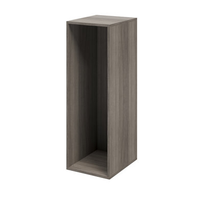 B&Q -  Atomia Matt Grey Oak Effect Modular Furniture Cabinet(H)1125mm (W)375mm (D)450mm
